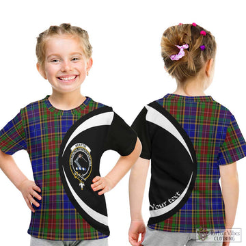 Beattie Tartan Kid T-Shirt with Family Crest Circle Style - Tartan Vibes Clothing