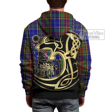 Beattie Tartan Hoodie with Family Crest Celtic Wolf Style - Tartan Vibes Clothing