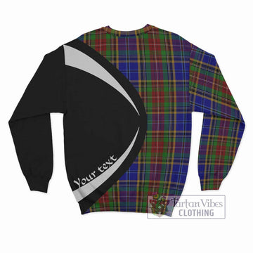 Beattie Tartan Sweatshirt with Family Crest Circle Style - Tartan Vibes Clothing