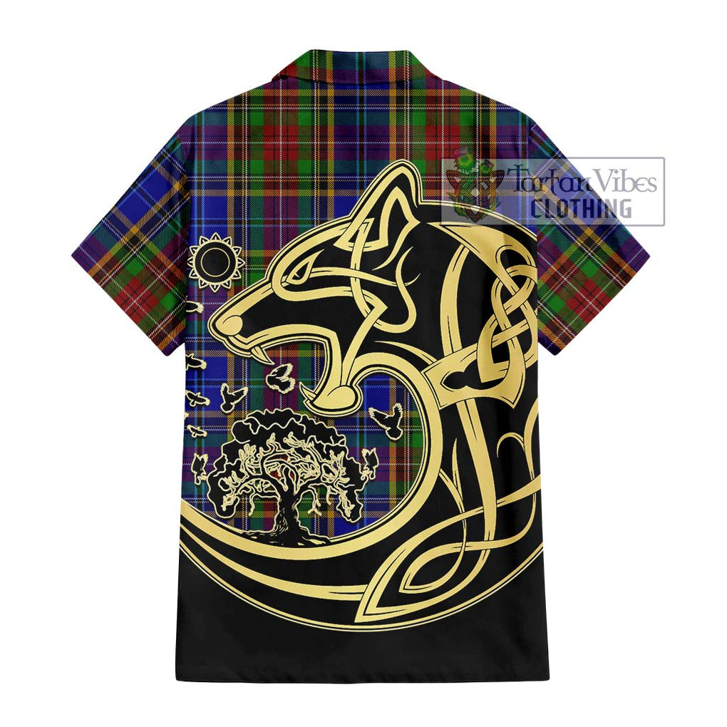 Beattie Tartan Hawaiian Shirt with Family Crest Celtic Wolf Style - Tartan Vibes Clothing