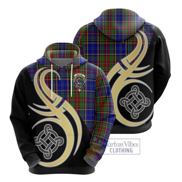Beattie Tartan Hoodie with Family Crest and Celtic Symbol Style - Tartan Vibes Clothing