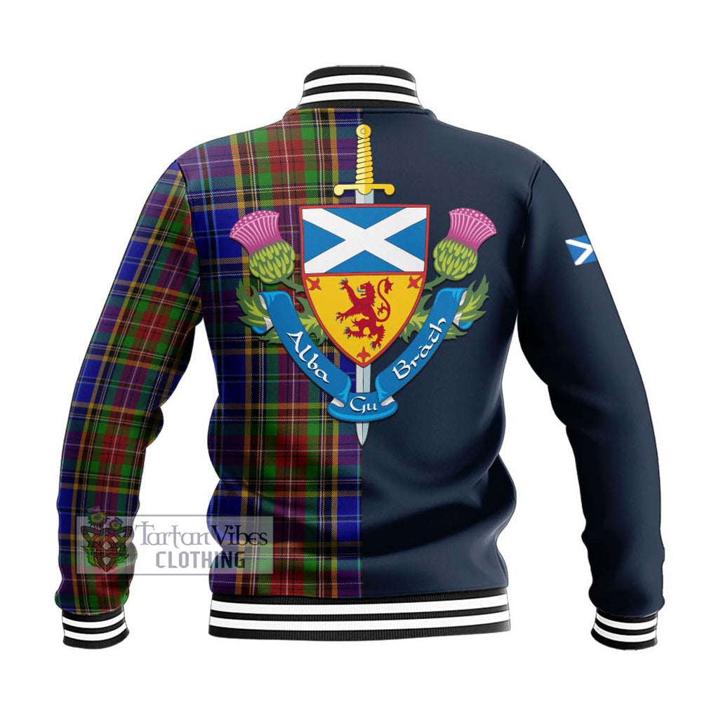 Beattie Tartan Baseball Jacket Alba with Scottish Lion Royal Arm Half Style - Tartan Vibes Clothing
