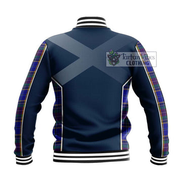 Beattie Tartan Baseball Jacket with Family Crest and Lion Rampant Vibes Sport Style - Tartan Vibes Clothing