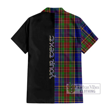 Beattie Tartan Hawaiian Shirt with Family Crest and Half Of Me Style - Tartan Vibes Clothing