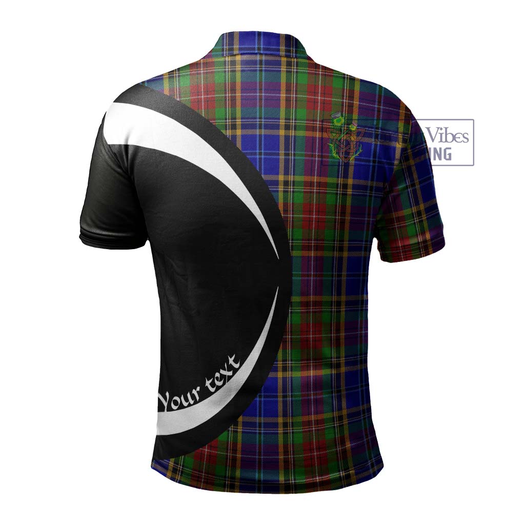 Beattie Tartan Men's Polo Shirt with Family Crest Circle Style - Tartan Vibes Clothing