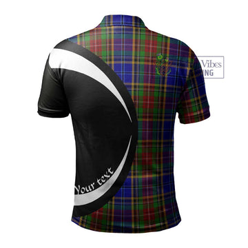 Beattie Tartan Men's Polo Shirt with Family Crest Circle Style - Tartan Vibes Clothing