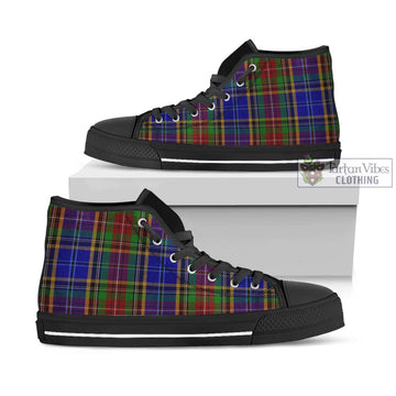 Beattie Tartan High Top Shoes - Tartan Vibes Clothing