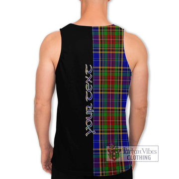 Beattie Tartan Men's Tank Top with Family Crest and Half Of Me Style - Tartan Vibes Clothing