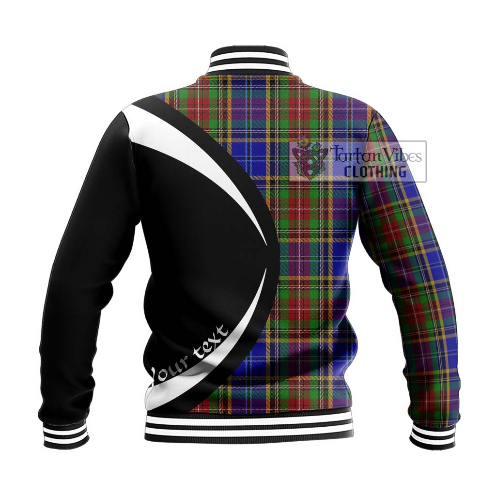 Beattie Tartan Baseball Jacket with Family Crest Circle Style - Tartan Vibes Clothing