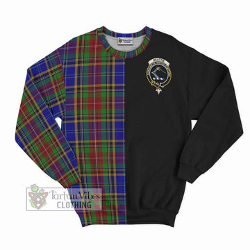 Beattie Tartan Sweatshirt with Family Crest and Half Of Me Style - Tartan Vibes Clothing