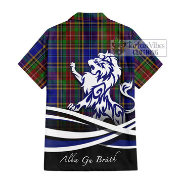 Beattie Tartan Hawaiian Shirt with Alba Gu Brath Regal Lion Emblem - Tartan Vibes Clothing