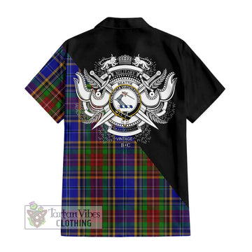 Beattie Tartan Hawaiian Shirt with Family Crest and Military Logo Style - Tartan Vibes Clothing