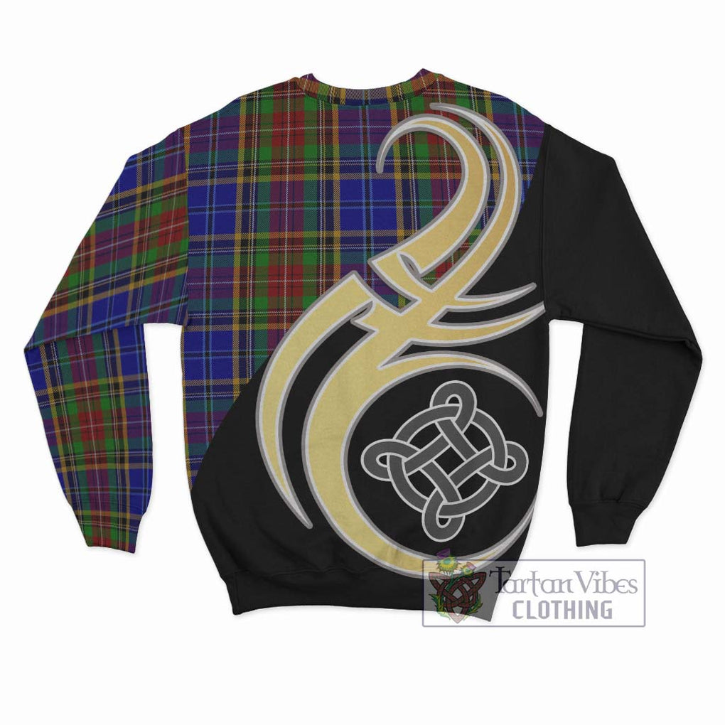 Beattie Tartan Sweatshirt with Family Crest and Celtic Symbol Style - Tartan Vibes Clothing