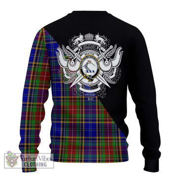 Beattie Tartan Ugly Sweater with Family Crest and Military Logo Style - Tartan Vibes Clothing