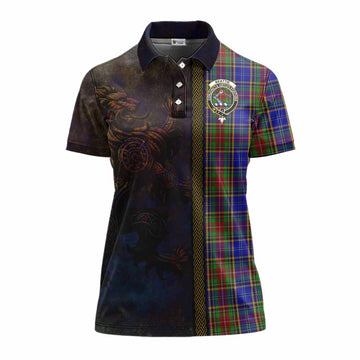 Beattie (Beatty) Tartan Family Crest Women's Polo Shirt Alba Gu Brath Be Brave Lion Ancient Style Women - Tartan Vibes Clothing