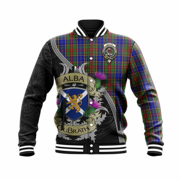 Beattie (Beatty) Tartan Family Crest Baseball Jacket Lion Rampant Royal Thistle Shield Celtic Inspired Unisex - Tartan Vibes Clothing