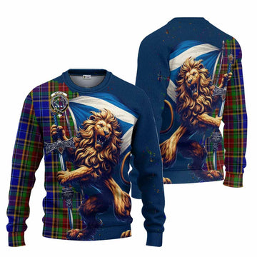 Beattie (Beatty) Tartan Family Crest Knitted Sweater with Scottish Majestic Lion Unisex - Tartan Vibes Clothing