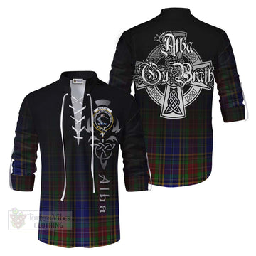 Beattie (Beatty) Tartan Ghillie Kilt Shirt Featuring Alba Gu Brath Family Crest Celtic Inspired Men - Tartan Vibes Clothing