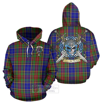 Beattie (Beatty) Tartan Hoodie with Family Crest Celtic Skull Style Zip Hoodie - Tartan Vibes Clothing