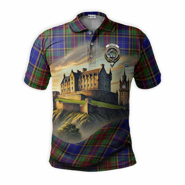 Tartan Vibes Clothing Beattie (Beatty) Tartan Family Crest Polo Shirt with Scottish Ancient Castle Stype