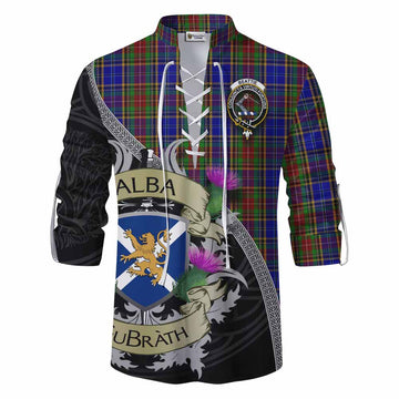 Beattie (Beatty) Tartan Family Crest Ghillie Kilt Shirt Lion Rampant Royal Thistle Shield Celtic Inspired Men - Tartan Vibes Clothing