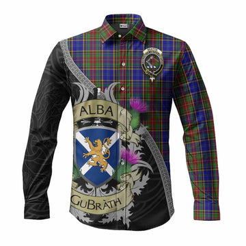 Beattie (Beatty) Tartan Family Crest Long Sleeve Button Shirt Lion Rampant Royal Thistle Shield Celtic Inspired Men's Shirt S - Tartan Vibes Clothing