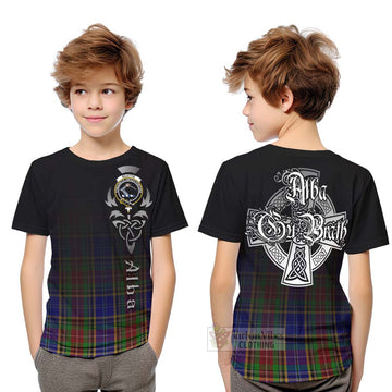 Beattie (Beatty) Tartan Kid T-Shirt Featuring Alba Gu Brath Family Crest Celtic Inspired Youth XL Size14 - Tartan Vibes Clothing