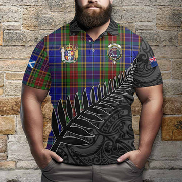 Beattie (Beatty) Crest Tartan Polo Shirt with New Zealand Silver Fern Half Style Kid - Tartan Vibes Clothing