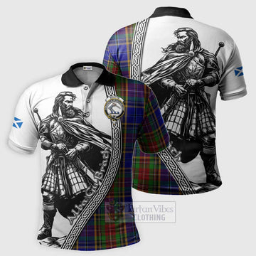 Beattie (Beatty) Tartan Clan Crest Polo Shirt with Highlander Warrior Celtic Style