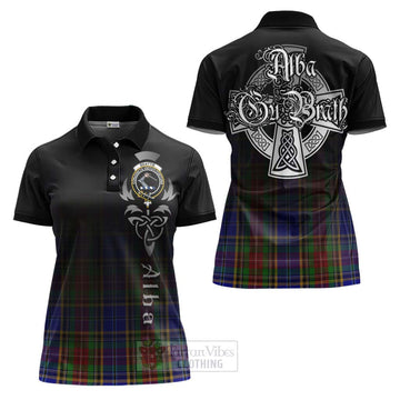 Beattie (Beatty) Tartan Women's Polo Shirt Featuring Alba Gu Brath Family Crest Celtic Inspired Women - Tartan Vibes Clothing