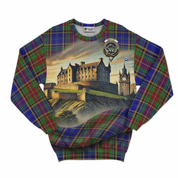 Beattie (Beatty) Tartan Family Crest Sweatshirt with Scottish Ancient Castle Style Unisex - Tartan Vibes Clothing
