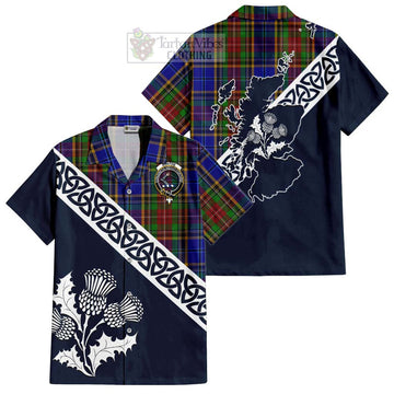 Beattie (Beatty) Tartan Hawaiian Shirt Featuring Thistle and Scotland Map Kid - Tartan Vibes Clothing