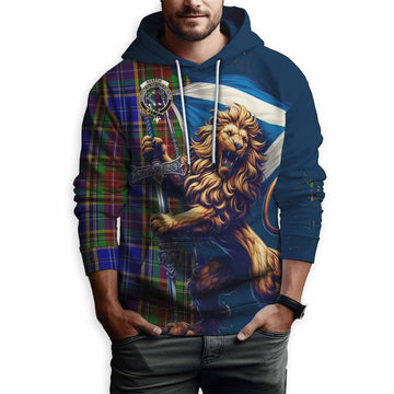 Beattie (Beatty) Tartan Family Crest Hoodie with Scottish Majestic Lion Zip Hoodie - Tartan Vibes Clothing