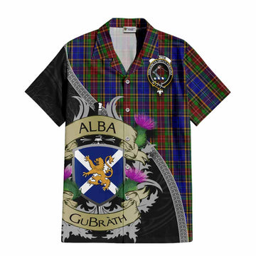 Beattie (Beatty) Tartan Family Crest Hawaiian Shirt Lion Rampant Royal Thistle Shield Celtic Inspired Kid - Tartan Vibes Clothing