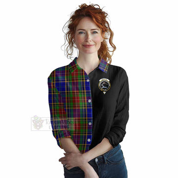 Beattie (Beatty) Tartan Women's Casual Shirt with Family Crest and Half Of Me Style Female - Tartan Vibes Clothing