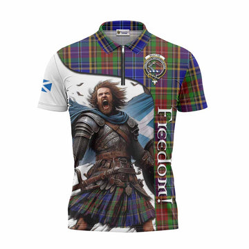 Beattie (Beatty) Crest Tartan Zipper Polo Shirt Inspired by the Freedom of Scottish Warrior Unisex - Tartan Vibes Clothing