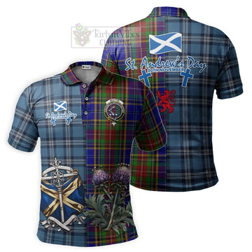 Beattie (Beatty) Tartan Polo Shirt Happy St. Andrew's Day Half Tartan Style Kid - Tartan Vibes Clothing