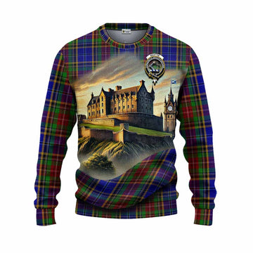 Beattie (Beatty) Tartan Family Crest Knitted Sweater with Scottish Ancient Castle Style Unisex - Tartan Vibes Clothing