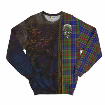 Beattie (Beatty) Tartan Family Crest Sweatshirt Alba Gu Brath Be Brave Lion Ancient Style Unisex - Tartan Vibes Clothing