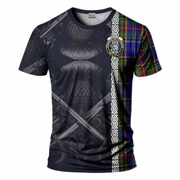 Beattie (Beatty) Tartan T-Shirt with Family Crest Cross Sword Thistle Celtic Vibes