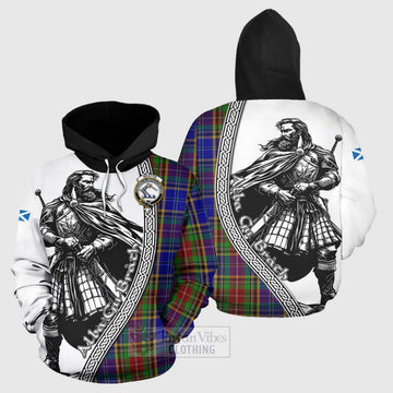 Beattie (Beatty) Tartan Clan Crest Hoodie with Highlander Warrior Celtic Style Zip Hoodie - Tartan Vibes Clothing
