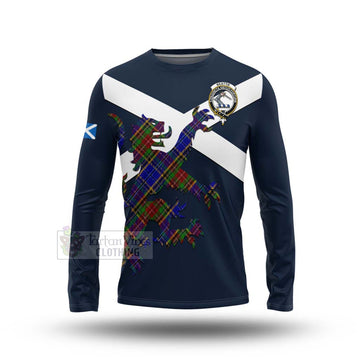 Beattie (Beatty) Tartan Lion Rampant Long Sleeve T-Shirt Proudly Display Your Heritage with Alba Gu Brath and Clan Name Unisex - Tartan Vibes Clothing