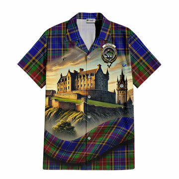 Beattie (Beatty) Tartan Family Crest Hawaiian Shirt with Scottish Ancient Castle Style Kid - Tartan Vibes Clothing