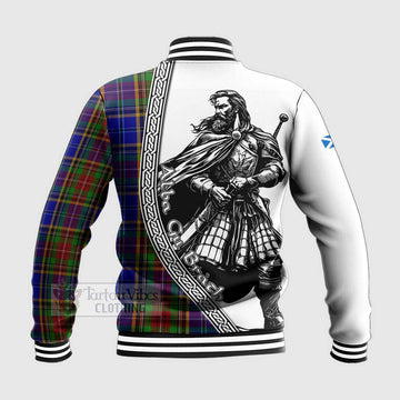 Beattie (Beatty) Tartan Clan Crest Baseball Jacket with Highlander Warrior Celtic Style - Tartan Vibes Clothing