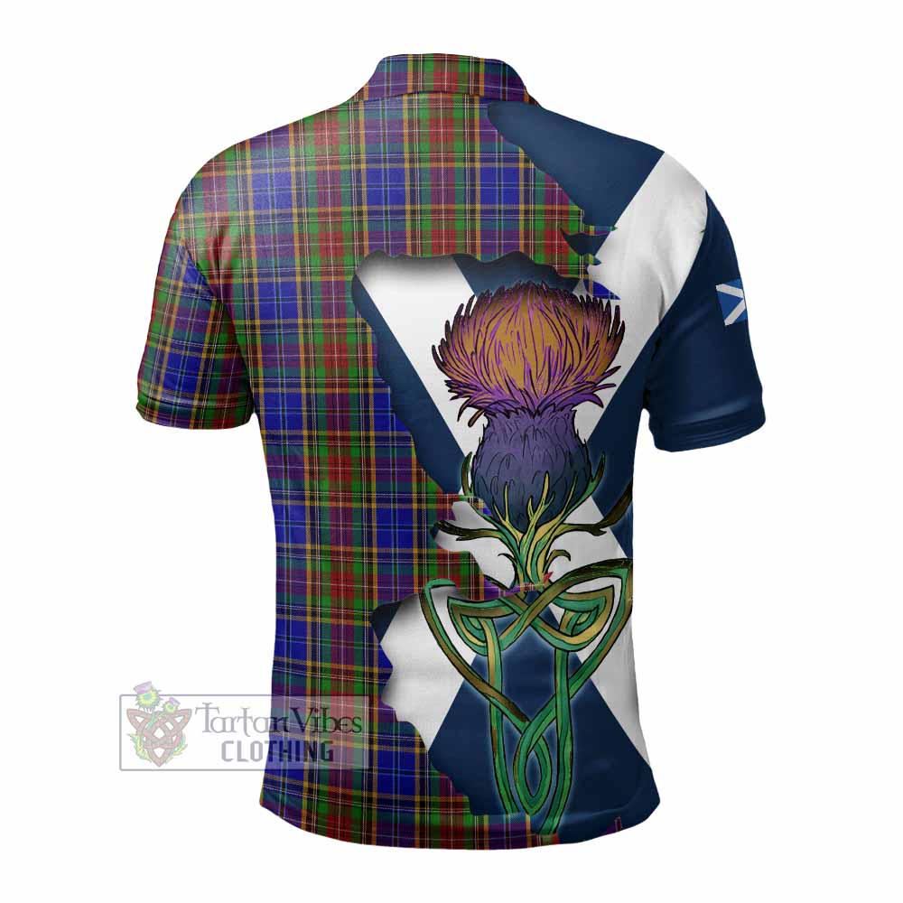 Tartan Vibes Clothing Beattie (Beatty) Tartan Family Crest Polo Shirt Scottish Thistle Celtic Inspired