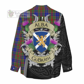 Beattie (Beatty) Tartan Family Crest Women's Casual Shirt Lion Rampant Royal Thistle Shield Celtic Inspired - Tartan Vibes Clothing
