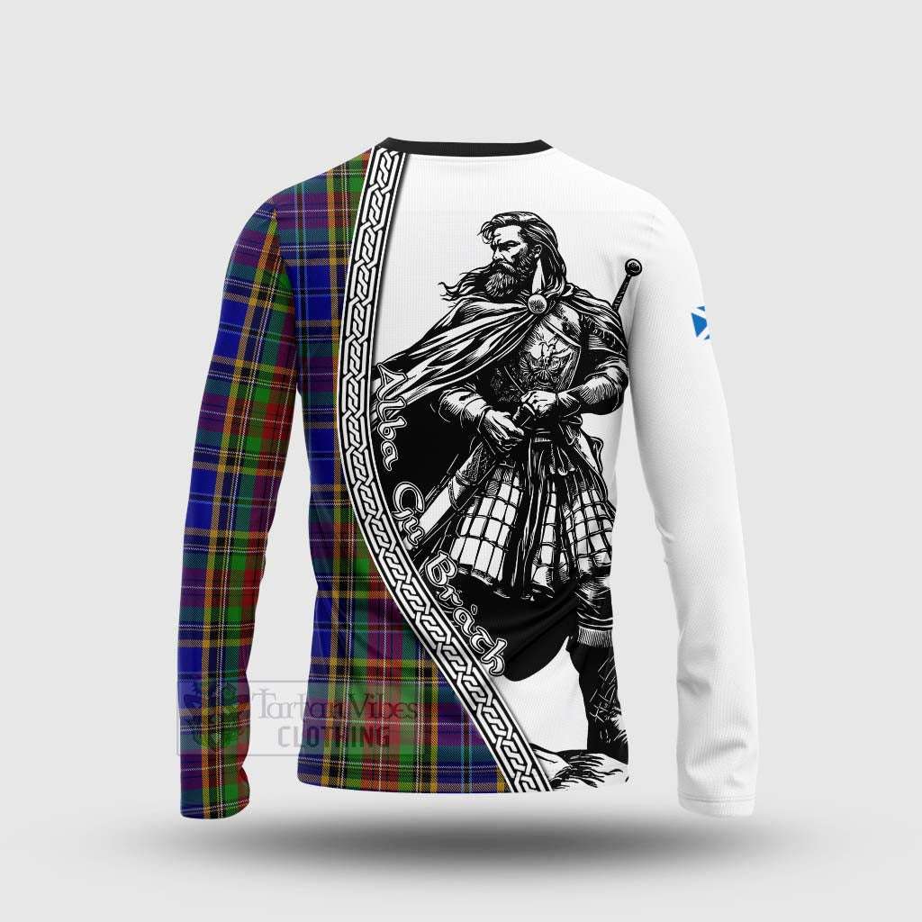Beattie (Beatty) Tartan Clan Crest Long Sleeve T-Shirt with Highlander Warrior Celtic Style - Tartan Vibes Clothing