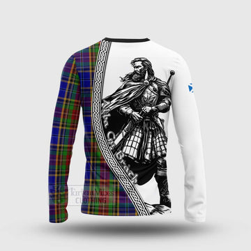 Beattie (Beatty) Tartan Clan Crest Long Sleeve T-Shirt with Highlander Warrior Celtic Style - Tartan Vibes Clothing