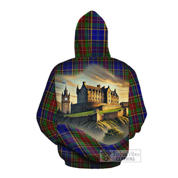Beattie (Beatty) Tartan Family Crest Cotton Hoodie with Scottish Ancient Castle Style Pullover Hoodie - Tartan Vibes Clothing