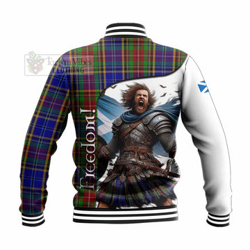 Tartan Vibes Clothing Beattie (Beatty) Crest Tartan Baseball Jacket Inspired by the Freedom of Scottish Warrior